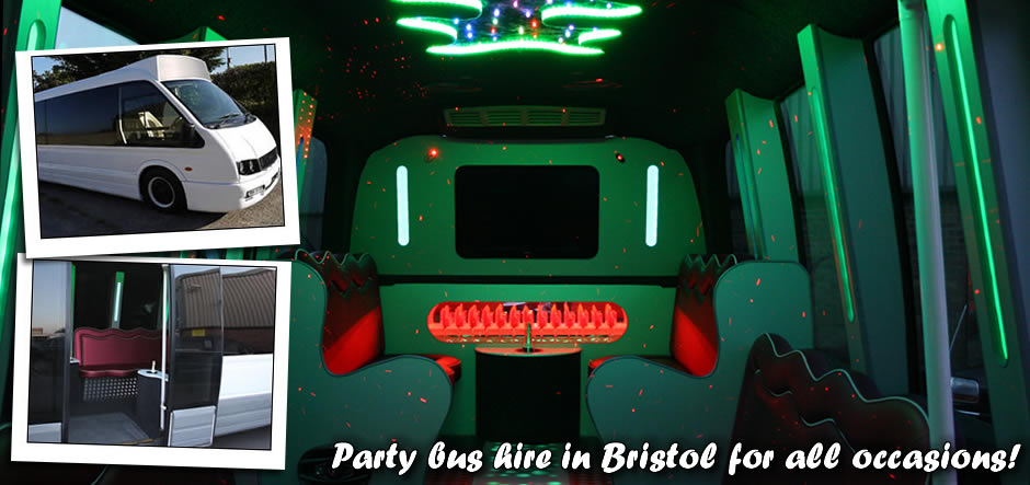 Party bus interior graphic